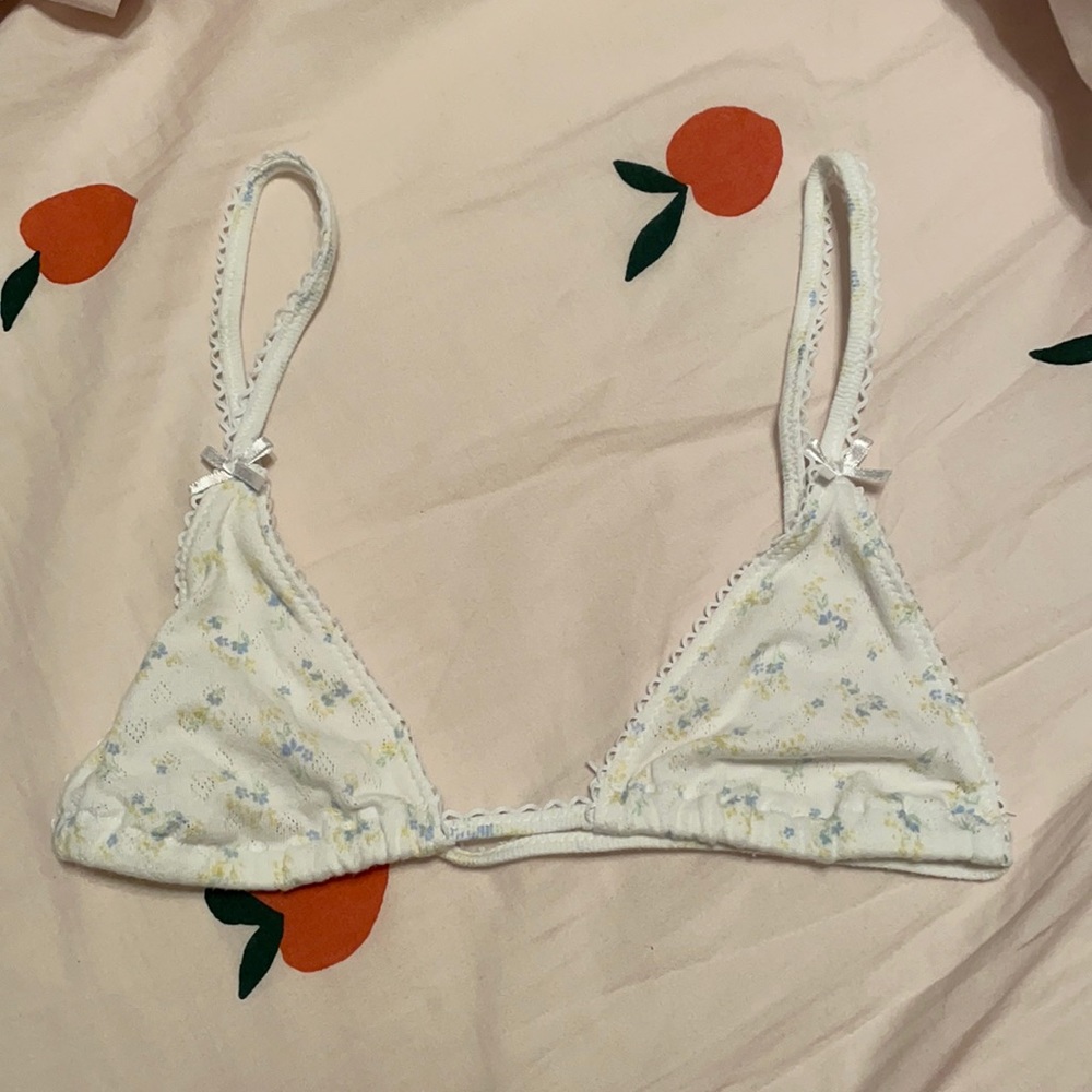 PacSun Floral Lace Trim Bralette